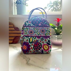 Excellent Condition Vera Bradley Colorful Quilted Lunchbox